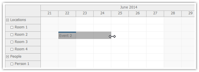 asp.net scheduler drag and drop event resizing