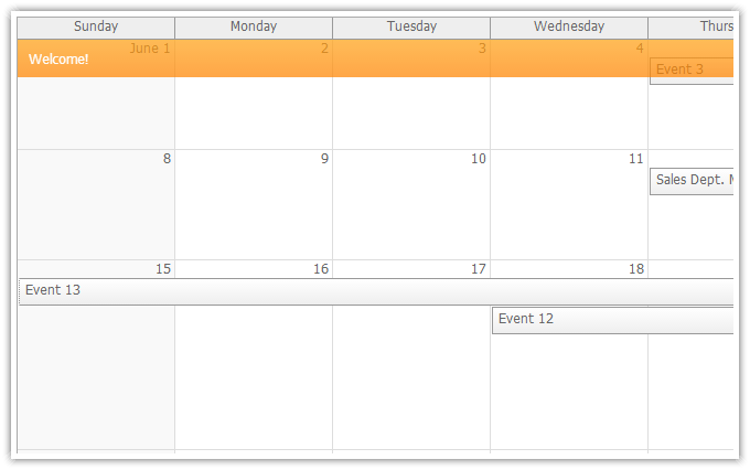 asp.net monthly event calendar