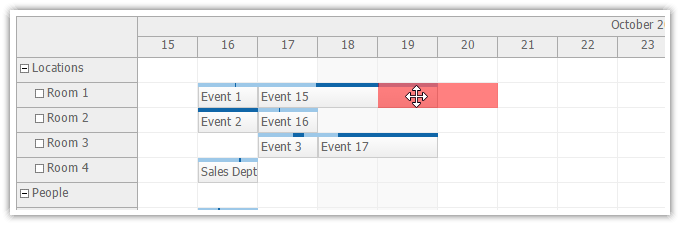 asp.net scheduler prevent event overlap