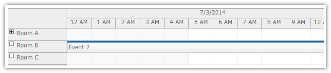 asp.net scheduler timeline hour scale